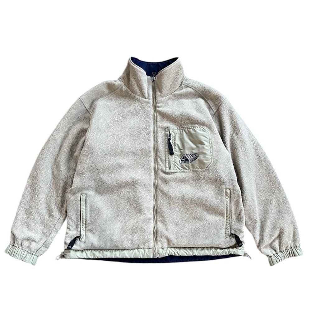 Vintage 90s Nike ACG Reversible Teddy Jacket Mens Size Medium Rare